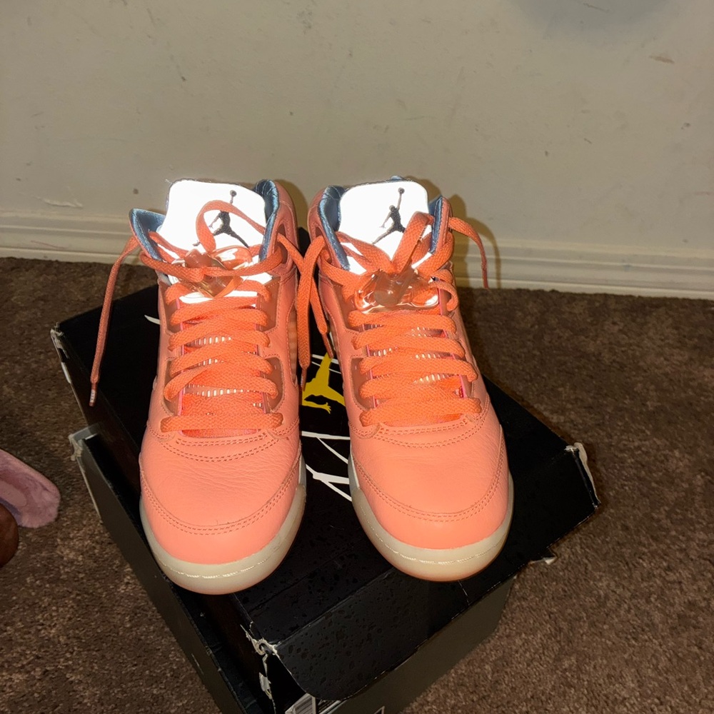 Jordan Kids Orange Sneakers